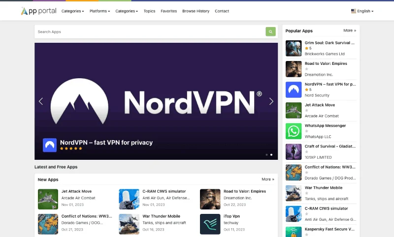 App Portal - Application Portal Website